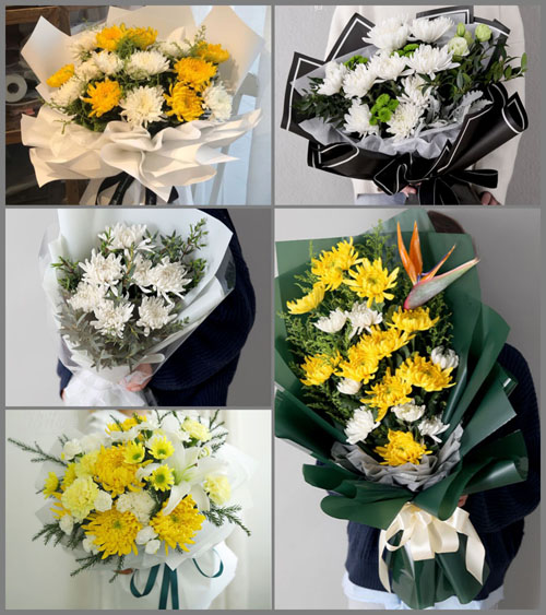 贵州铜仁市松桃县蓼皋镇马田龙社区白事花束代送